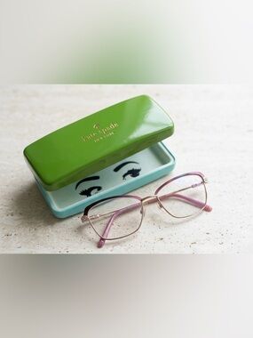 Jessica McClintock Crystal Frames + Kate Spade Case Set
